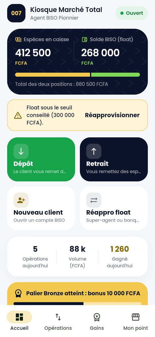 App agent BISO